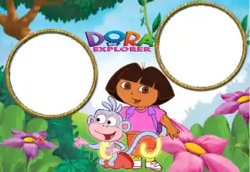 Indskriften på rammen: Dora