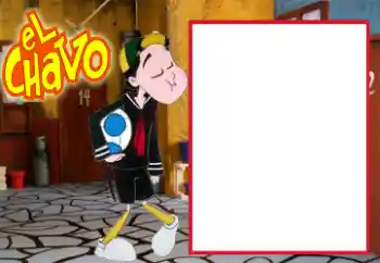 Indskriften på rammen: El Chavo