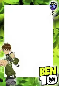 Indskriften på rammen: Ben 10