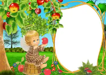 Photo Effect fra kategori Forskellige rammer til fotos med børn № 1348