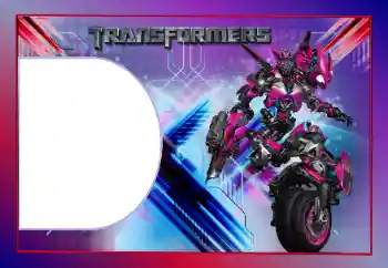 Indskriften på rammen: Transformers