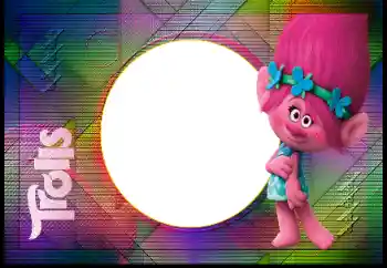 Indskriften på rammen: Trolls Indskriften på rammen: Trolls