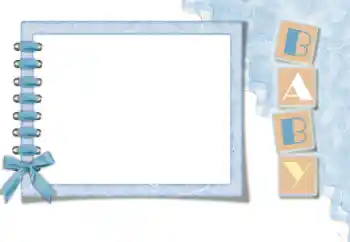 Indskriften på rammen: Baby Indskriften på rammen: Baby