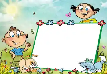 Photo Effect fra kategori Forskellige rammer til fotos med børn № 205499