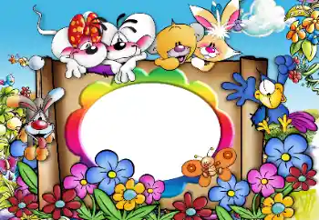 Photo Effect fra kategori Forskellige rammer til fotos med børn № 25495