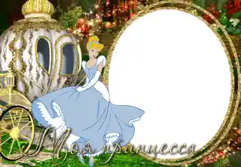 Indskriften på rammen: Princess