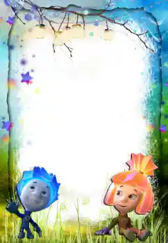 Photo Effect fra kategori Forskellige rammer til fotos med børn № 69867