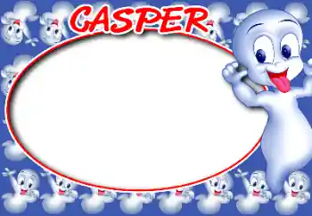 Indskriften på rammen: Casper