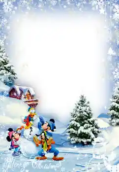 Photo Effect fra kategori Børns ferie № 163321. Indskriften på rammen: Glædelig Jul!