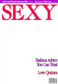 Indskriften på rammen: Sexy