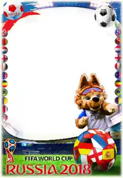 Photo Effect fra kategori Forskellige № 138583. Indskriften på rammen: FIFA WORLD CUP 2018