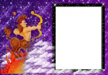 Indskriften på rammen: Skytten