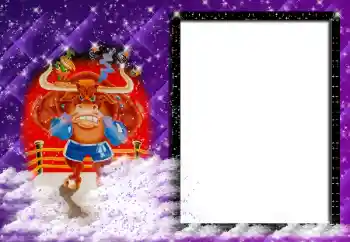 Indskriften på rammen: Taurus