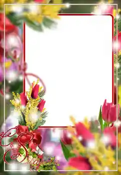 Indskriften på rammen: 8 marts Indskriften på rammen: 8 marts