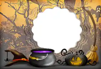 Photo Effect fra kategori Forskellige helligdage № 175381. Indskriften på rammen: Happy Halloween