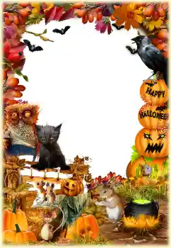 Photo Effect fra kategori Forskellige helligdage № 175383. Indskriften på rammen: Happy Halloween