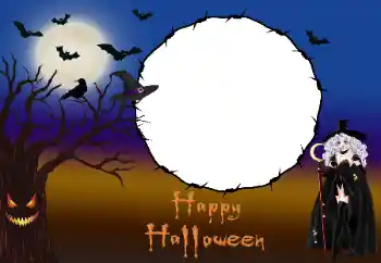 Photo Effect fra kategori Forskellige helligdage № 191755. Indskriften på rammen: Happy Halloween