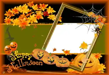 Photo Effect fra kategori Forskellige helligdage № 58854. Indskriften på rammen: Happy Halloween