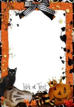Photo Effect fra kategori Forskellige helligdage № 84064. Indskriften på rammen: Trick or Treat Photo Effect fra kategori Forskellige helligdage № 84064. Indskriften på rammen: Trick or Treat